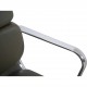 Charles Eames EA208 stol nybetrukket med grønt læder 2006