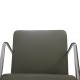 Charles Eames EA208 stol nybetrukket med grønt læder 2006