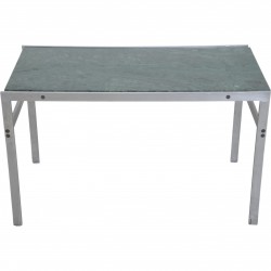 Fabricius og Kastholm sidebord af grøn marmor 1960'erne
