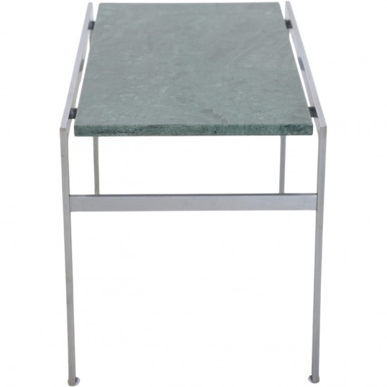 Fabricius og Kastholm sidebord af grøn marmor 1960'erne