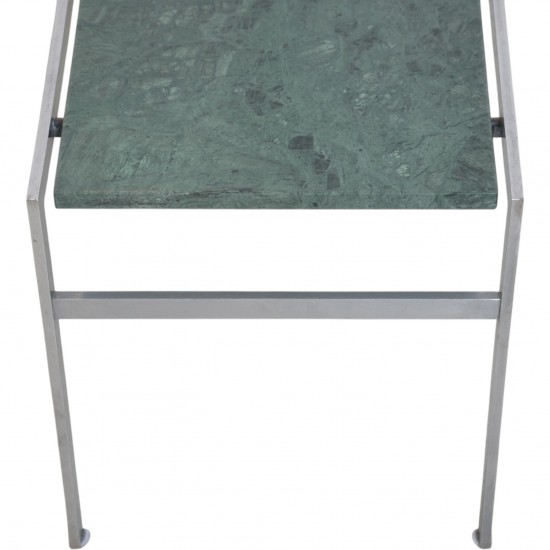 Fabricius og Kastholm sidebord af grøn marmor 1960'erne