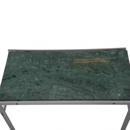 Fabricius og Kastholm sidebord af grøn marmor 1960'erne
