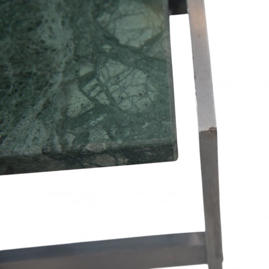 Fabricius og Kastholm sidebord af grøn marmor 1960'erne