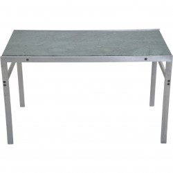 Fabricius og Kastholm sidebord af grøn marmor 1960'erne