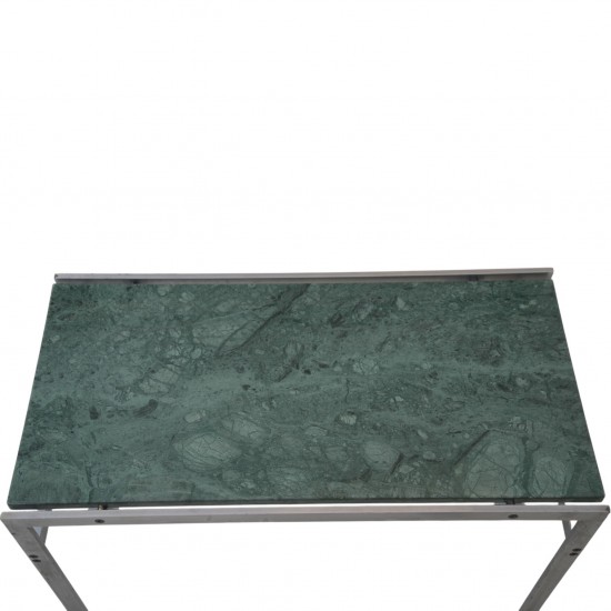 Fabricius og Kastholm sidebord af grøn marmor 1960'erne