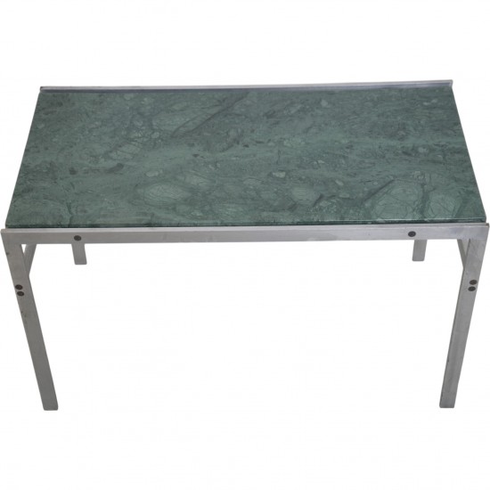 Fabricius og Kastholm sidebord af grøn marmor 1960'erne