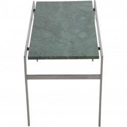 Fabricius og Kastholm sidebord af grøn marmor 1960'erne