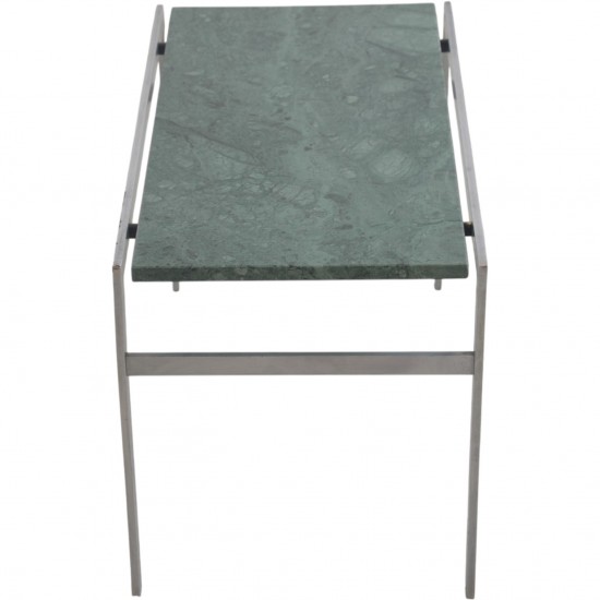 Fabricius og Kastholm sidebord af grøn marmor 1960'erne
