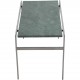 Fabricius og Kastholm sidebord af grøn marmor 1960'erne