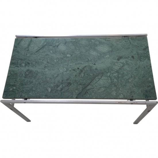 Fabricius og Kastholm sidebord af grøn marmor 1960'erne