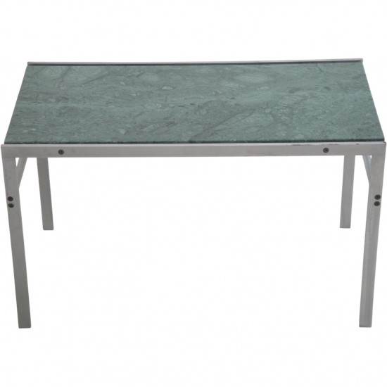 Fabricius og Kastholm sidebord af grøn marmor 1960'erne