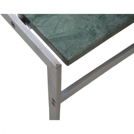 Fabricius og Kastholm sidebord af grøn marmor 1960'erne
