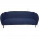 Finn Juhl Lillemor 3-personers sofa i blåt Hallingdal stof 2010'erne