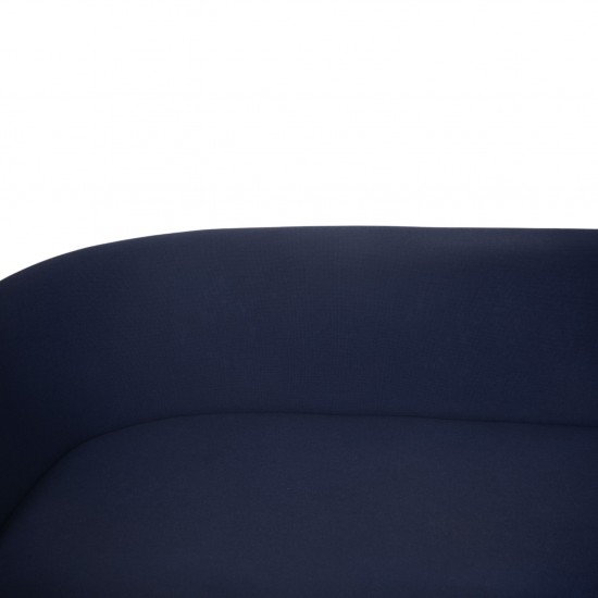 Finn Juhl Lillemor 3-personers sofa i blåt Hallingdal stof 2010'erne