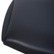 Hans Wegner Ox chair med skammel i sort læder 2001