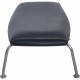 Hans Wegner Ox chair med skammel i sort læder 2001