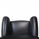 Hans Wegner Ox chair med skammel i sort læder 2001