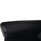 Hans Wegner Ox chair med skammel i sort læder 2001