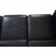 Le Corbusier LC2 3-personers sofa i sort læder 2000'erne