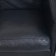 Le Corbusier LC2 3-personers sofa i sort læder 2000'erne