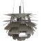 Poul Henningsen stål Kogle lampe 48 Cm 2000'erne