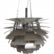 Poul Henningsen stål Kogle lampe 48 Cm 2000'erne