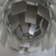 Poul Henningsen stål Kogle lampe 48 Cm 2000'erne