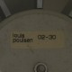 Poul Henningsen stål Kogle lampe 48 Cm 2000'erne