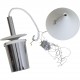 Poul Henningsen stål Kogle lampe 48 Cm 2000'erne