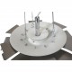 Poul Henningsen stål Kogle lampe 48 Cm 2000'erne