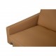 Poul Kjærholm PK31 3-personers sofa nybetrukket med nevada sand anilin læder 1970'erne