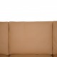Poul Kjærholm PK31 3-personers sofa nybetrukket med nevada sand anilin læder 1970'erne
