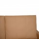 Poul Kjærholm PK31 3-personers sofa nybetrukket med nevada sand anilin læder 1970'erne
