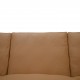 Poul Kjærholm PK31 3-personers sofa nybetrukket med nevada sand anilin læder 1970'erne