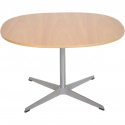 Arne Jacobsen super Ellipse sofabord af eg Ø75 Cm 2016