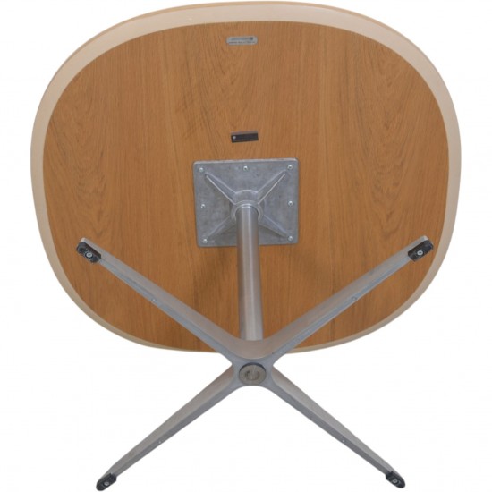 Arne Jacobsen super Ellipse sofabord af eg Ø75 Cm 2016