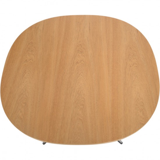 Arne Jacobsen super Ellipse sofabord af eg Ø75 Cm 2016