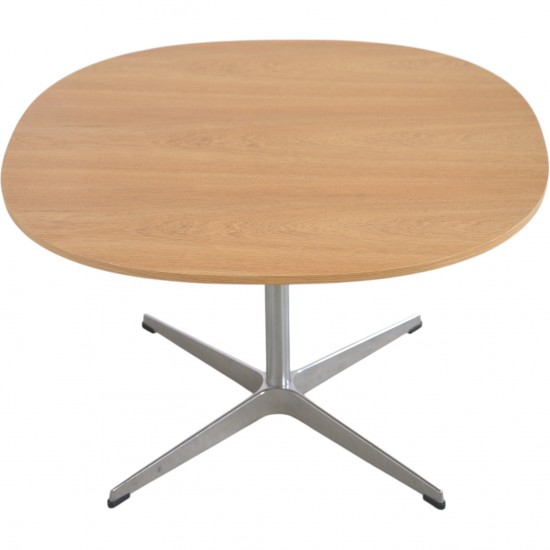 Arne Jacobsen super Ellipse sofabord af eg Ø75 Cm 2016