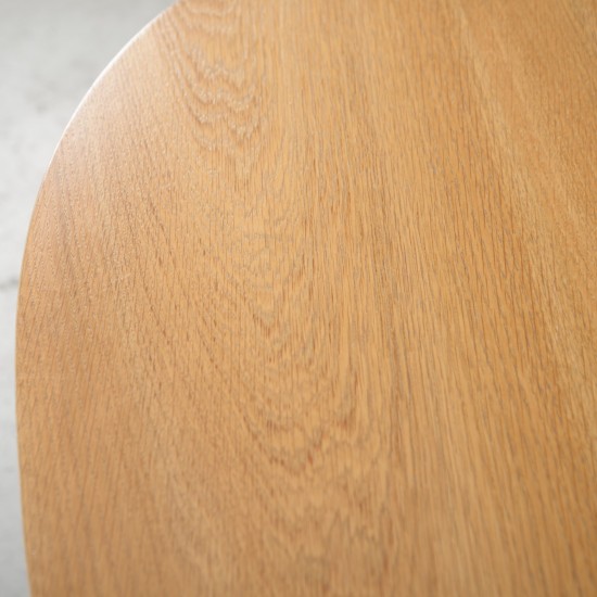 Arne Jacobsen super Ellipse sofabord af eg Ø75 Cm 2016
