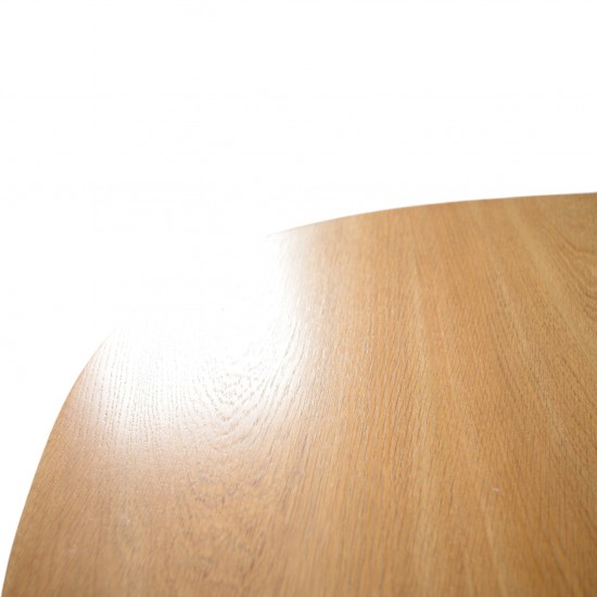 Arne Jacobsen super Ellipse sofabord af eg Ø75 Cm 2016