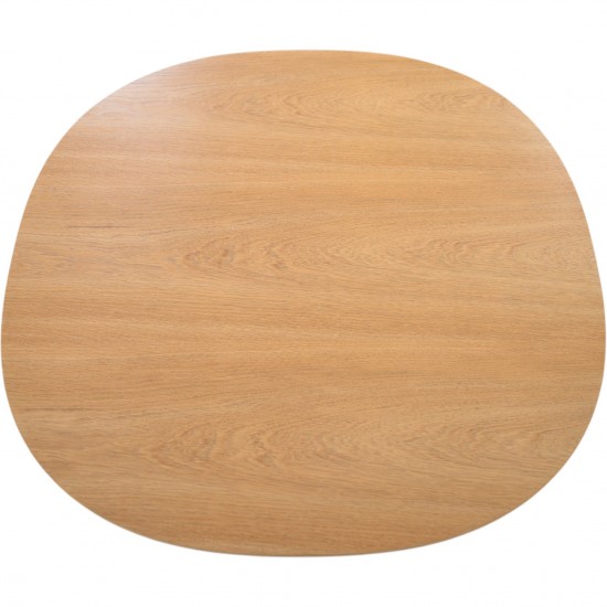 Arne Jacobsen super Ellipse sofabord af eg Ø75 Cm 2016