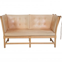 Børge Mogensen Tremmesofa i natur læder 1983