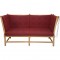 Børge Mogensen Tremmesofa i rødt stof 1973