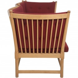 Børge Mogensen Tremmesofa i rødt stof 1973