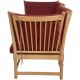 Børge Mogensen Spoke-back sofa in red fabric 1973