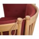 Børge Mogensen Spoke-back sofa in red fabric 1973