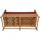 Børge Mogensen Spoke-back sofa in red fabric 1973