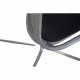 Charles Eames Aluminium EA108 stol i sort hopsak stof 1980'erne