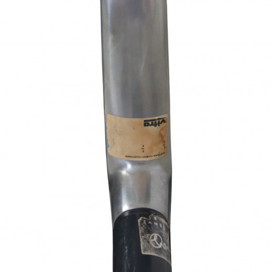 Charles Eames Aluminium EA108 stol i sort hopsak stof 1980'erne