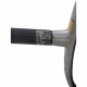 Charles Eames Aluminium EA108 stol i sort hopsak stof 1980'erne